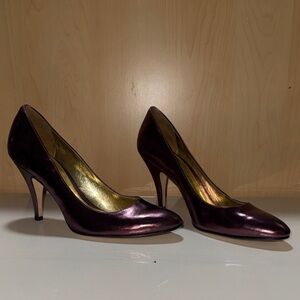 ANTONIO MELANI Shiny Purple Heels